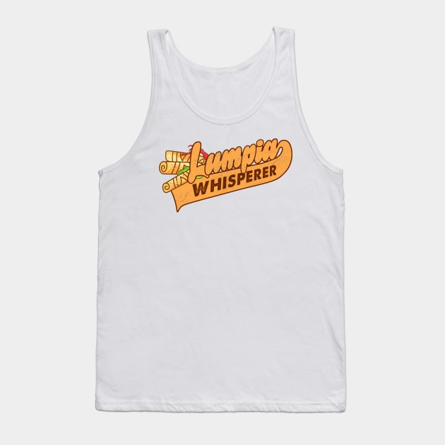 Filipino Dish Lumpia Spring Rolls Chef Tank Top by MarkusShirts